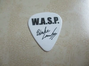 BLACKIE LAWLESS WASP 40 YEARS LIVE WORLD TOUR 2022 Guitar Pick - Picture 1 of 2