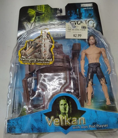 2004 Van Helsing Monster Slayer Velkan with Iron Pod Playset Jakks Pacific Cover