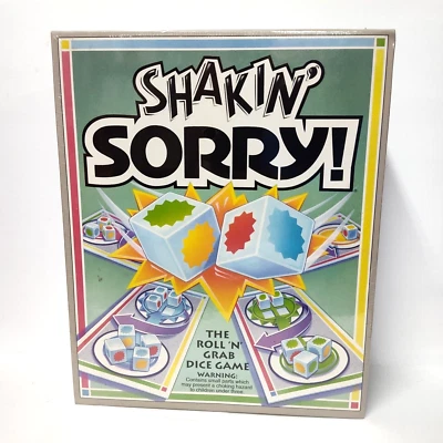 VINTAGE Skakin Sorry Dice Game SEALED Parker Brothers 1992 Children's Kids - Image 1 of 2