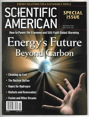Scientific American Special Issue September 2006. Energy's Future Beyond Carbon. - Image 1 of 2