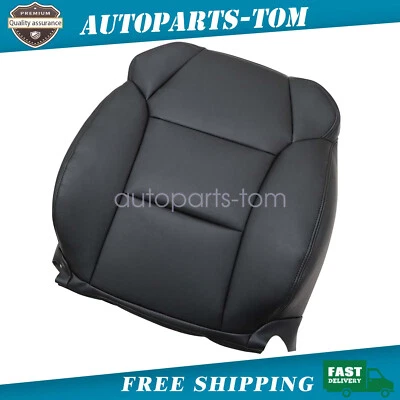 Black Front Driver Top Replacement Leather Seat Cover For 2007-2013 Acura MDX - Image 1 of 4