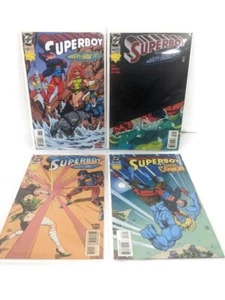 LOTE DE 4 LIBROS DE CÓMICS DE SUPERBOY 13 14 15 16 DC COMICS 1995 - Imagen 1 de 6