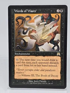 MTG Words of Waste Onslaught LP Magic the Gathering - Picture 1 of 2