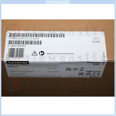 6AV2144-8JC10-0AA0 Siemens SIMATIC HMI TP900 Comfort Expedited Shipping New - Image 1 of 4