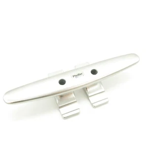 Pfeiffer marine Klampe Belegklampe 265mm Aluminium Stegklampe 2 Löcher  silber - Picture 1 of 7