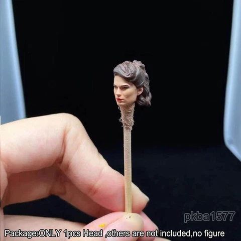 Premium 1/18 Female Girl Soldier Head Peggy Carter Head Sculpt For 3.75" Figure Cover
