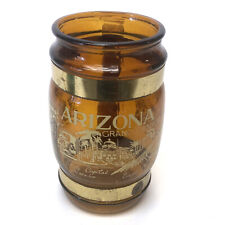 Vintage Siesta Ware Glass Souvenir Mug Arizona 13 Ounce 