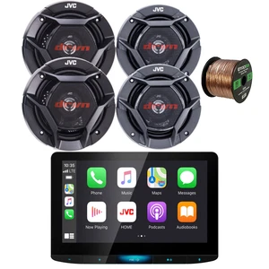 JVC KW-Z1000W Bluetooth Car Radio, 2x 6.5" Speakers, 2x 5.25" Speakers, Wire - Picture 1 of 6