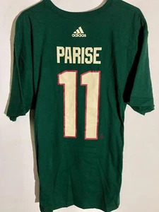 adidas NHL T-Shirt Minnesota Wild Zach Parise Green sz XL - Picture 1 of 1