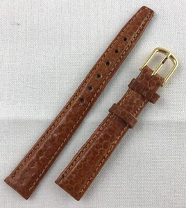 Kreisler Genuine Sea Snakeskin 13mm Ladies Honey Stitched Padded Watch Band W55 - Picture 1 of 3