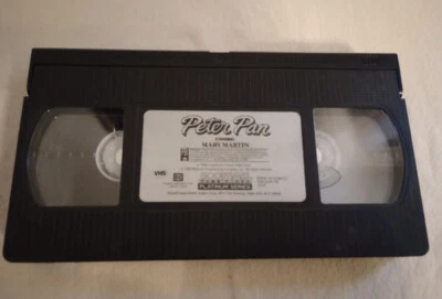 Peter Pan Starring Mary Martin 1990 Good times VHS No Cover Blank Case Included - Image 1 of 3