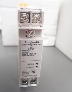 OMRON S8VS-03005 SWITCHING POWER SUPPLY - 100 TO 240 VAC - PLC MODULE - Picture 1 of 6