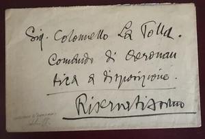 Busta autografa di Gabriele D'Annunzio - Picture 1 of 1