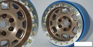 SSD 2.2" Contender PL Beadlock Wheels BRONZE SSD00314 Gold ProLine Silver Bead - Picture 1 of 4