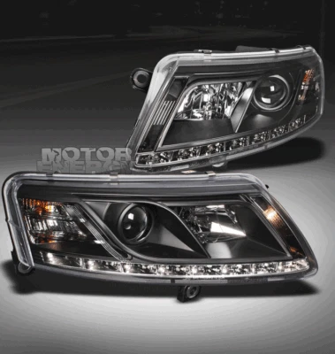 PAR PROYECTOR LED AUDI A6 2005-2008 NEGRO ESTILO R8 DRL 2006 2007 Foto 1 de 2