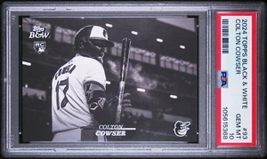 2024 Topps Blanco y Negro #93 Colton Cowser PSA 10 Gemas Como Nuevo RC Orioles - Imagen 1 de 2