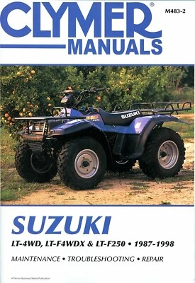 Suzuki LT-4WD, LT-4WDX, LT-F250, QuadRunner, King Quad ATV Repair Manual 1987-98 - Image 1 of 2