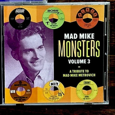 Mad Mike Monsters Volume # 3  Pittsburgh.s Greatest Moldies 60's,  Doo-Wop🎶🎸 Foto 1 de 4