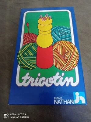 Ancienne boîte / Tricotin en bois / complet - Fernand Nathan 🍒 - Photo 1/4