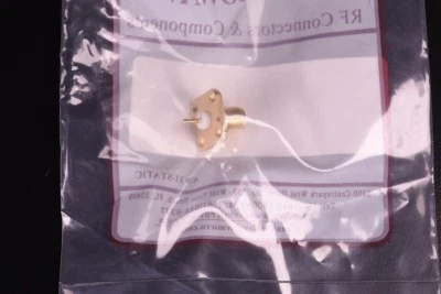 Amphenol SV Microondas SMA Hembra Brida Montaje Conector 4 Agujeros 2951-6068 Foto 1 de 4
