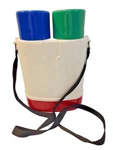 Termo Doble Exterior Térmico Camping Corona Corning Vintage Años 80 - Imagen 1 de 12