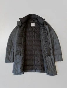 Moncler Gray wool/down zip coat/jacket Man size 3 - Picture 1 of 20