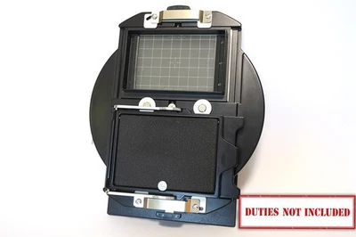 [MINT] Horseman Rotary Back for 4x5 w/Ground Glass & Focusing Hood From JAPAN - Image 1 of 4