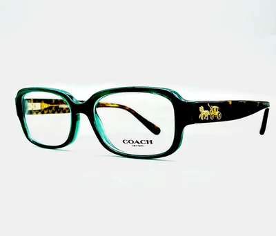 Gafas Coach HC 6105/5451 verde azulado/oscuro Tort 51-15-140 mm ¡ORIGINAL! ¡SIN ESTUCHE! Foto 1 de 4