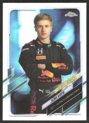 JURI VIPS 2021 TOPPS CHROME FORMULA 1 REFRACTOR #69 HITECH GRAND PRIX F2 - Image 1 of 3