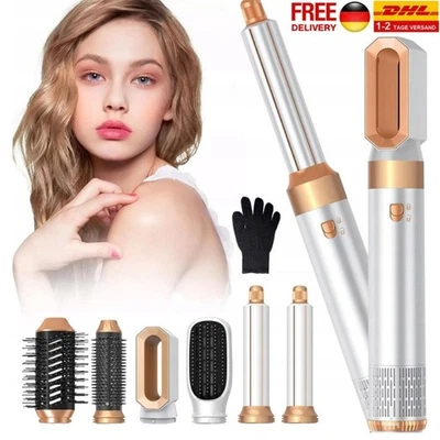 6in1~Hair Dryer Brush Air Styler Hair Dryer Warm Air Brush Set Hair Styler Curling Iron - Image 1 of 4