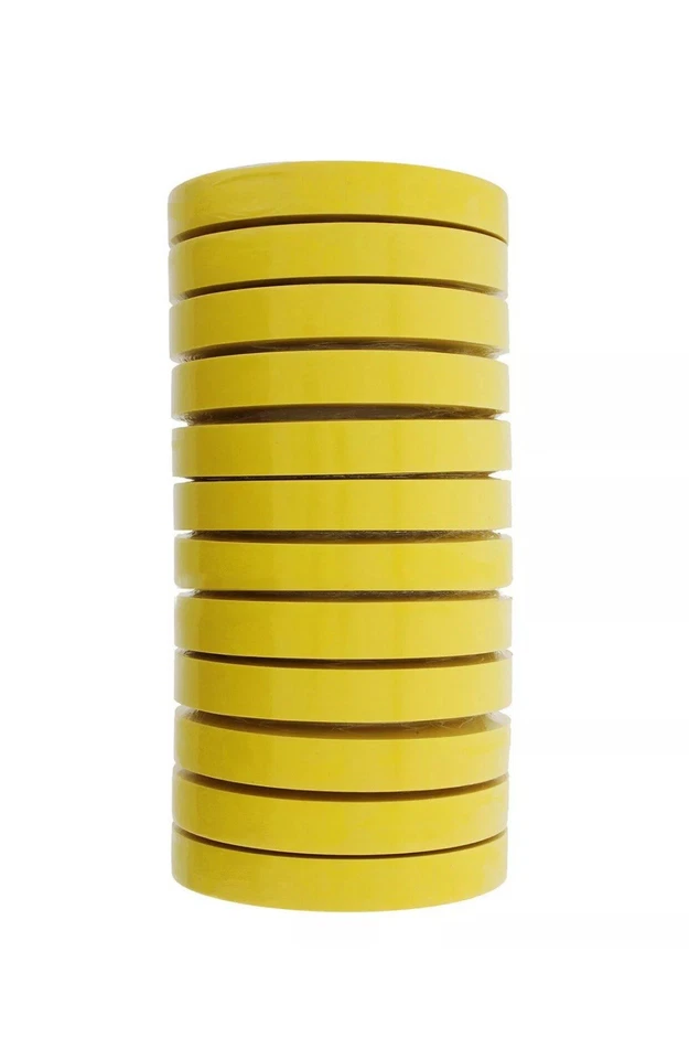 3M 06652 6652 Yellow Tape 3/4” Automotive Refinish (12 Rolls) ❗️SHIPS NEXT DAY❗️ - Image 1 of 1