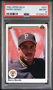 1990 Upper Deck #227 Barry Bonds PSA 8 - Picture 1 of 2