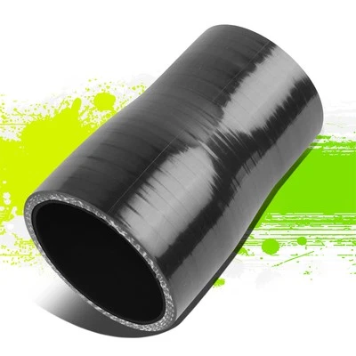 REDUCTOR DE TRANSICIÓN RECTA 1.5"-1.75" 3 CAPAS MANGUERA SILICONA NEGRA ACOPLADOR ADMISIÓN Foto 1 de 4