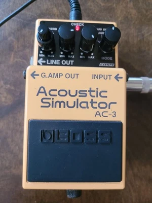 Boss AC-3 Acoustic Simulator Guitar Effects Pedal In Mint Condition In The Box! - Image 1 of 4