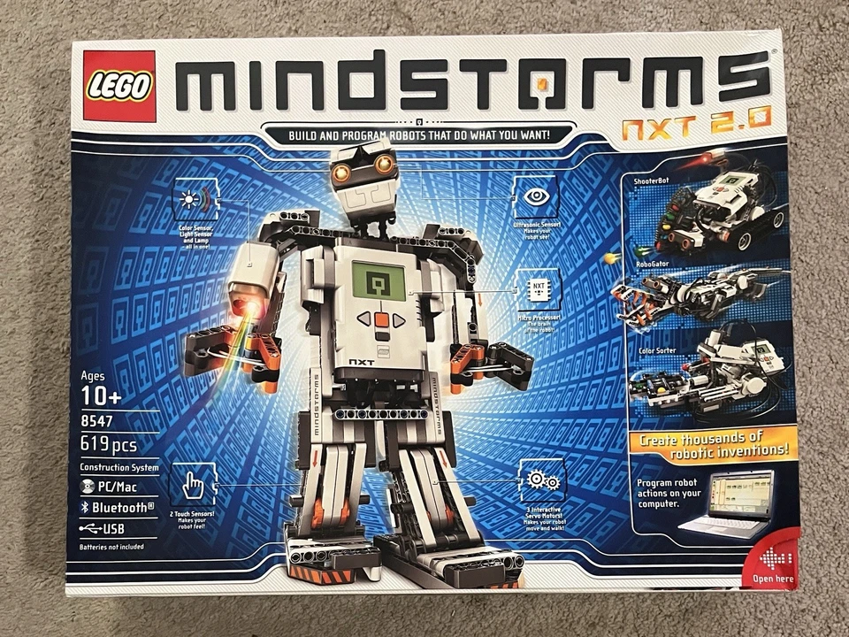 LEGO 8547 MINDSTORMS Nxt 2.0 Factory Sealed Brand New (Dented Box) 2009! - Image 1 of 4