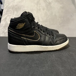 Nike Air Jordan 1 Retro High OG Schuhe Jugend 5Y schwarz City of Flight 575441-031 - Bild 1 von 10