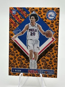 2024-25 Haunted Hoops Jared McCain Orange Pumpkin Parallel Sp Tribute - 76ers RC - Bild 1 von 2