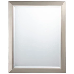 Kichler 41011 Nickel Signature Rectangle Beveled Framed Mirror - Picture 1 of 8