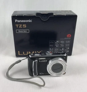 Cámara digital Panasonic Lumix DMC-TZ5K 9,1 MP - negra con caja original ¡EXCELENTE! - Imagen 1 de 16