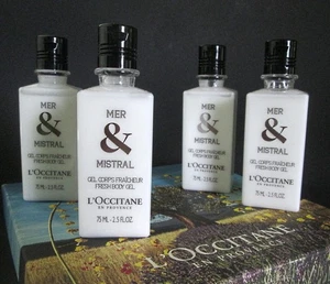 L'OCCITANE KÖRPERGEL LOTION MER & MISTRAL FRISCHER DUFT 4 FLASCHEN 2,5 OZ EA - Bild 1 von 2