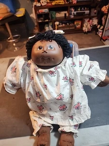 Vintage 1984 The Original Doll Baby Afroamericana Martha Nelson Thomas Cottage - Foto 1 di 11