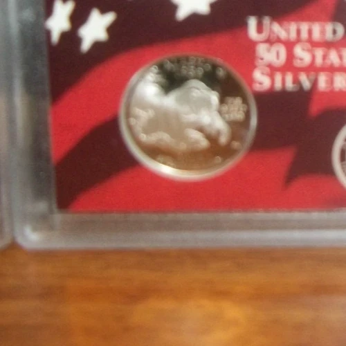 2008 S SILVER Proof ALASKA State Quarter (Free Shipping) - Image 1 of 1