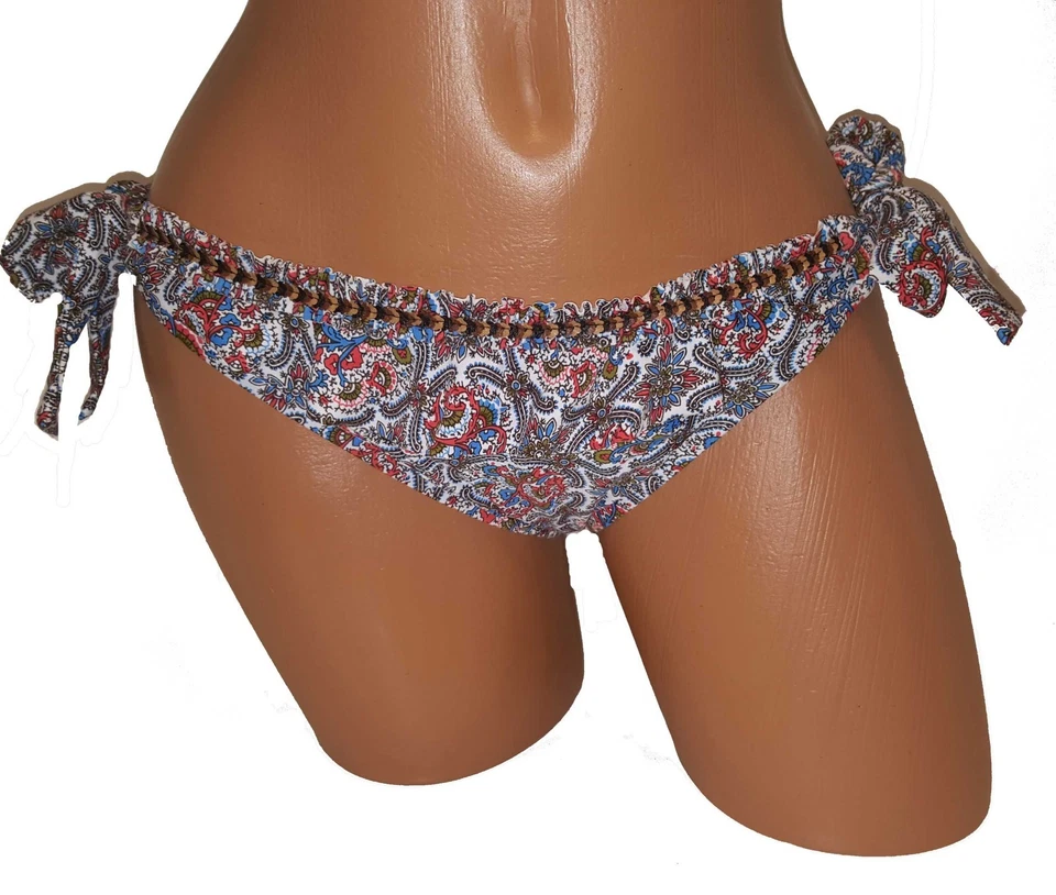 Lucky Brand NEW Blue Women's Size S Small 4 6 Swimsuit Bikini Bottom $64 4405-S - Image 1 of 2