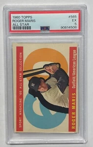 1960 Topps - Roger Maris #565 PSA 5 ALL STAR - Picture 1 of 2