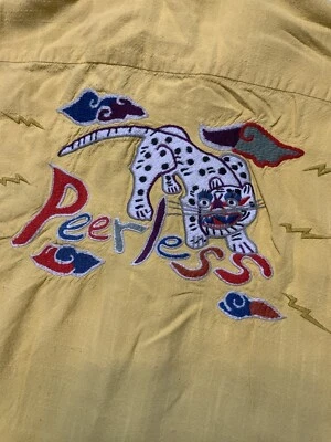 Camisa de campamento Visvim Japón Irving Peerless Tigre japonés bordado cuello lazo 3 Foto 1 de 4