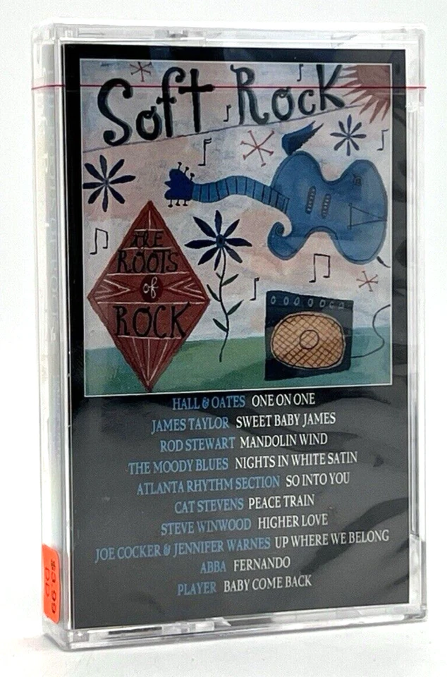 THE ROOTS OF ROCK: SOFT ROCK CASSETTE SEALED NEW ABBA MOODY BLUES CAT STEVENS - Image 1 of 4