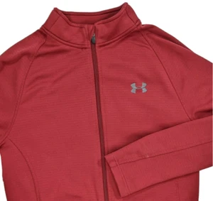 Under Armour  Full Zip Sweatshirt Womens Medium Loose or Mens Small Athletic - Picture 1 of 9