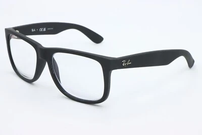NEW RAY BAN RB 4165 JUSTIN 622/55 BLACK AUTHENTIC FRAMES EYEGLASSES 54-16 - Image 1 of 4