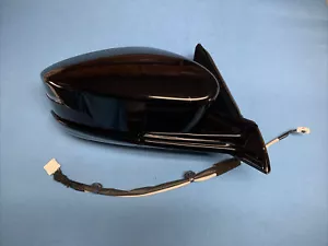 22 23 24 Acura Mdx Type S Right Passenger Door Mirror Black Nh547 14 Wire Oem - Picture 1 of 10