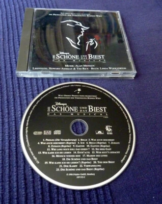 CD MUSICAL Die Schöne Das Biest Beauty Beast Menken deutsch 1996 Freeman Vasicek - Bild 1 von 4
